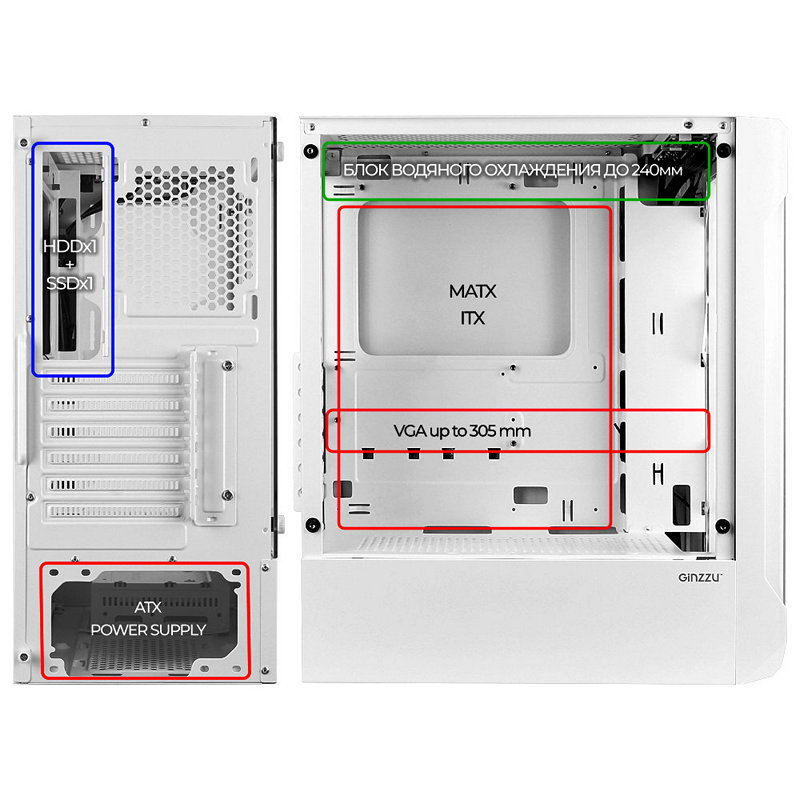 Компьютер Core i5 13400F, RTX 5060 8Гб, DDR5 32Gb на заказ для Владимира Евгеньевича 