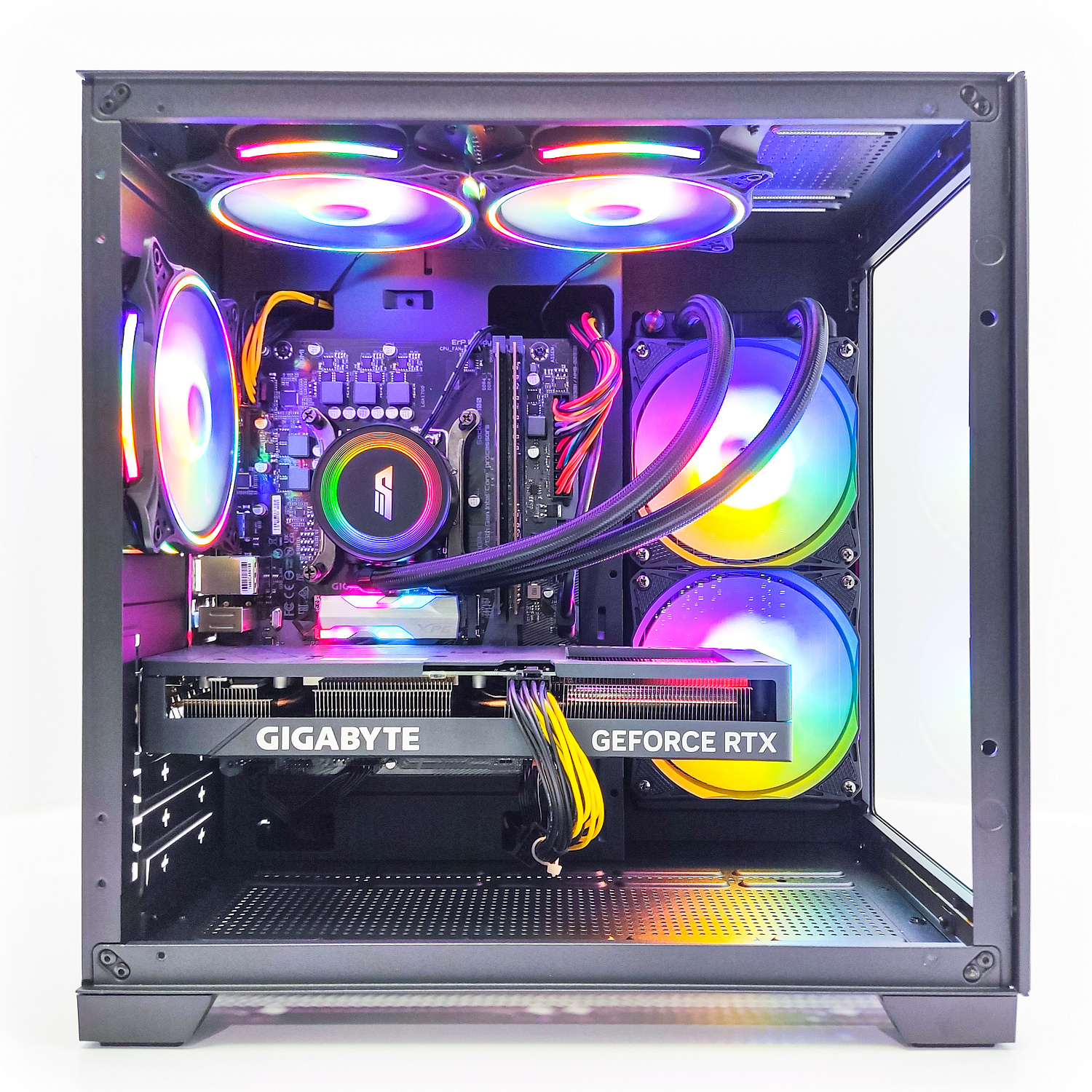 Томский магазин компьютеров. Сборка компьютера Core i5 12400F, RTX 4060 8Гб, DDR4 32Gb, SSD 1000Гб, H610M, V300TG-5F для Дмитрия Б.