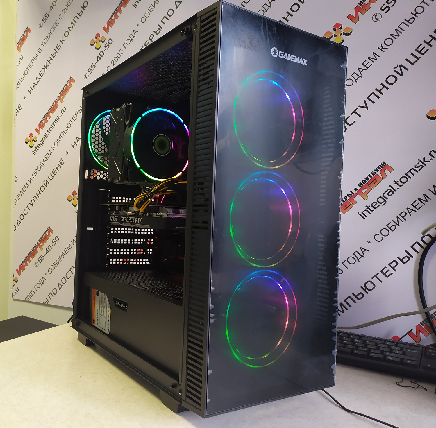 Томский магазин компьютеров. Сборка компьютера i7 10700F, 16Гб, RTX3060 для Никиты Б.