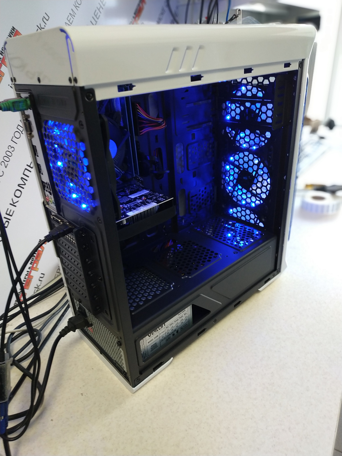 Томский магазин компьютеров. Сборка компьютера Ryzen 5 2600, 16Гб, GTX1660 Super 6Гб для Александра Ш.