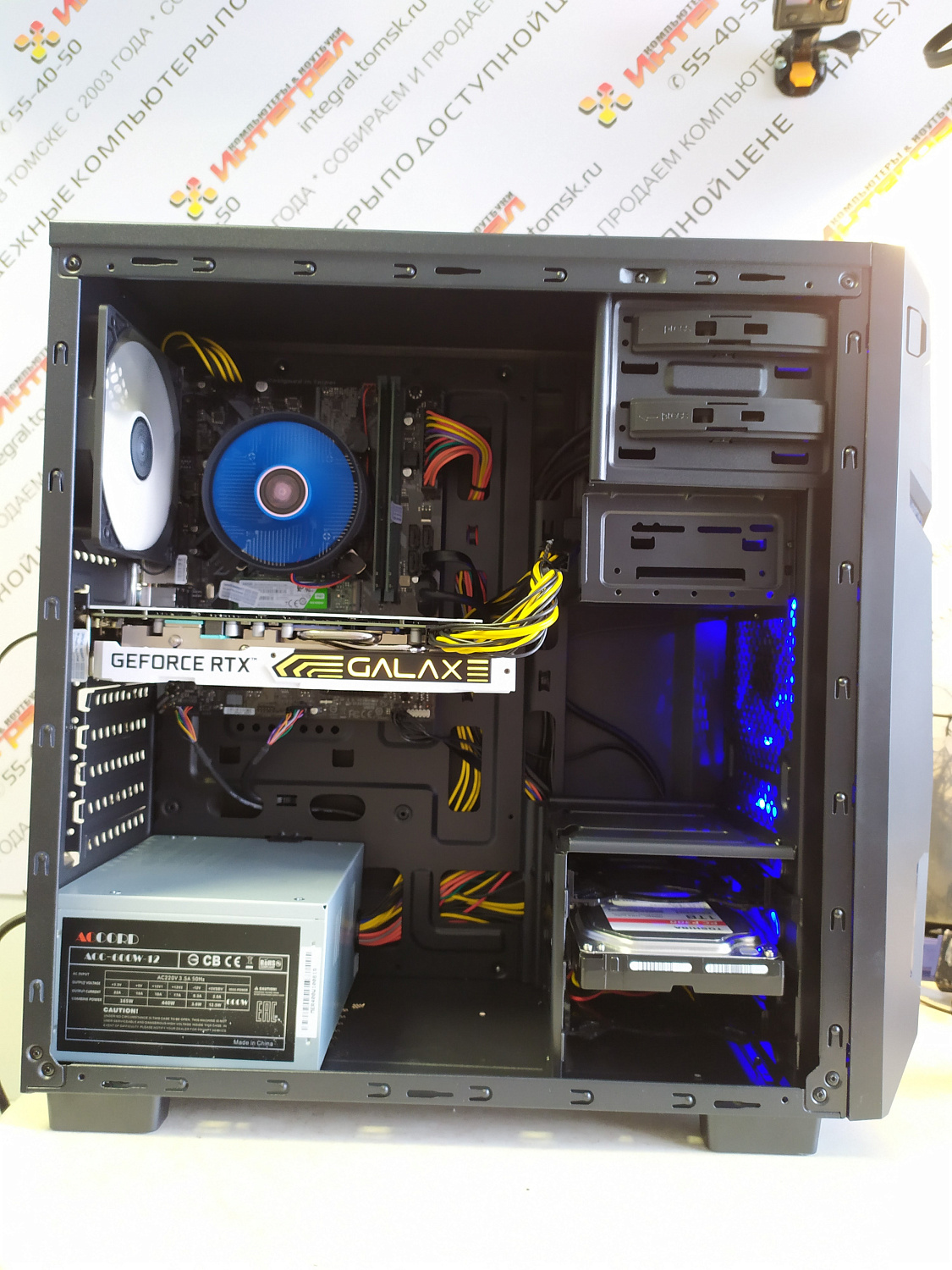 Томский магазин компьютеров. Сборка компьютера Core i3 9100F, 16Гб, GTX1660 для Вадима Т.