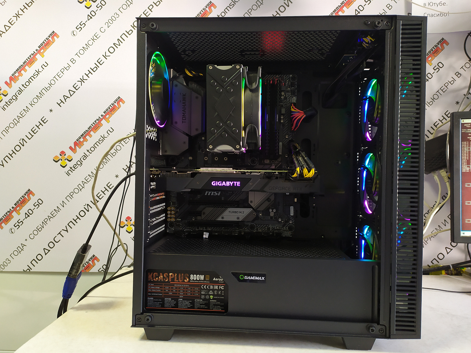 Томский магазин компьютеров. Сборка компьютера i7 10700F, 16Гб, RTX3060 для Никиты Б.