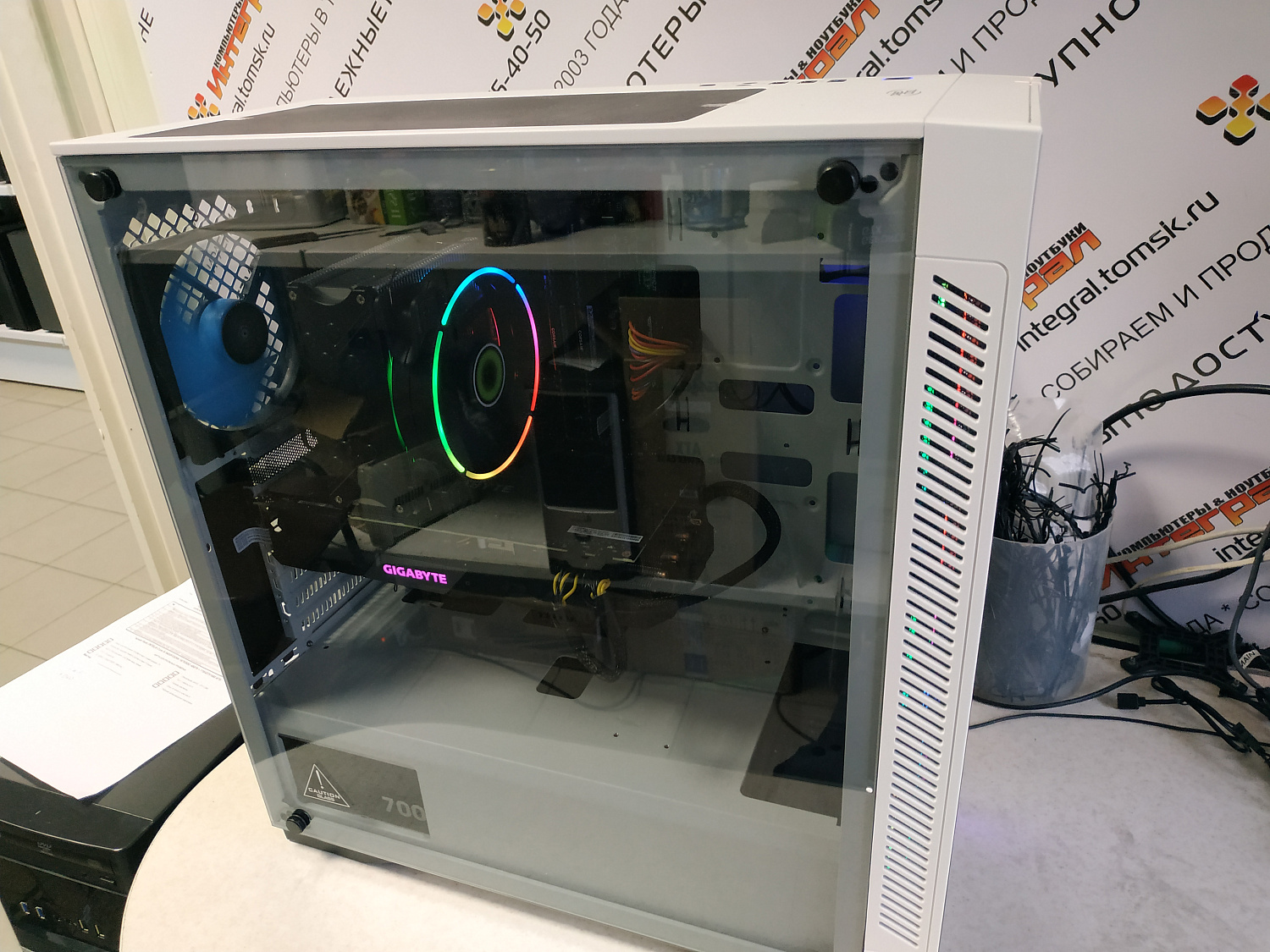 Томский магазин компьютеров. Игровой ПК — Core i7, 32Gb, RTX 2080 SUPER для Сергея С.