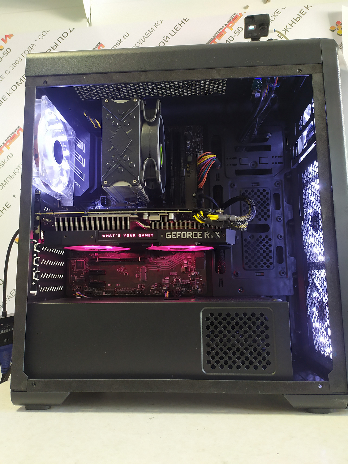 Томский магазин компьютеров. Сборка компьютера Core i7 8700, 16Гб, RTX2080 для Алёны Ж.