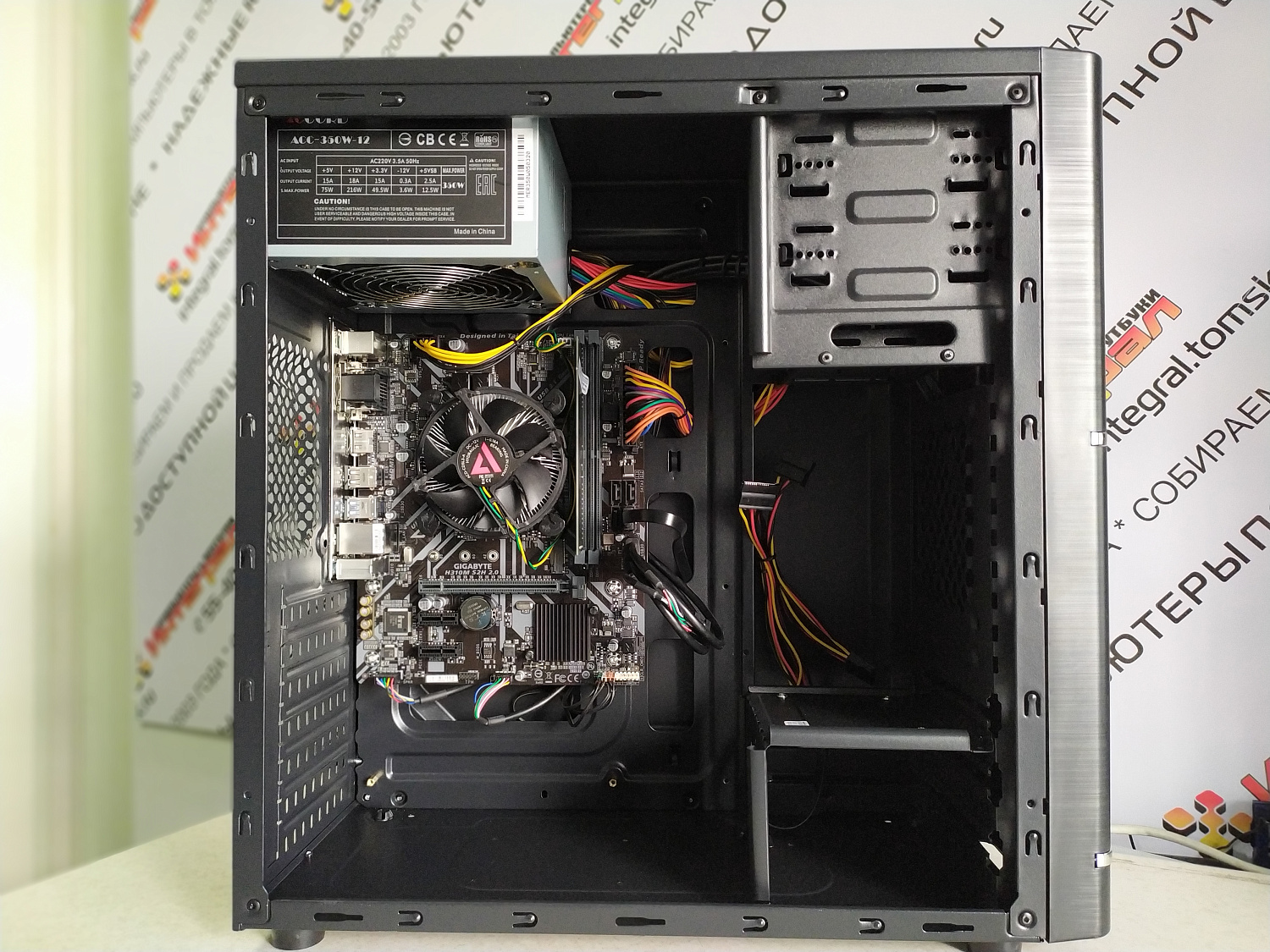 Томский магазин компьютеров. Сборка компьютера Ryzen 3 1200, 8Гб, RX 560 4Гб для ИП Сергея Викторовича Ф.