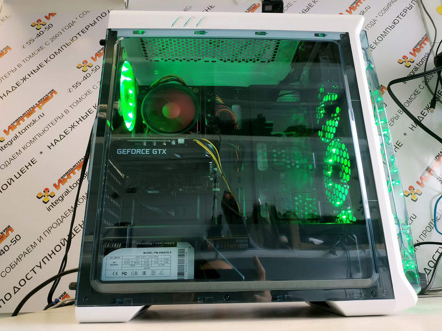 Томский магазин компьютеров. Сборка компьютера Core i7 9700F, 16Гб, RTX2060S для Рамиля М.