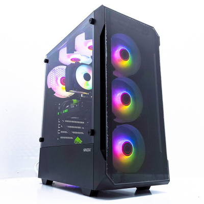 Компьютер Ryzen 5 5600X, GT 1030 2Гб, DDR4  16Gb, SSD  500Гб, A520M, CL120B