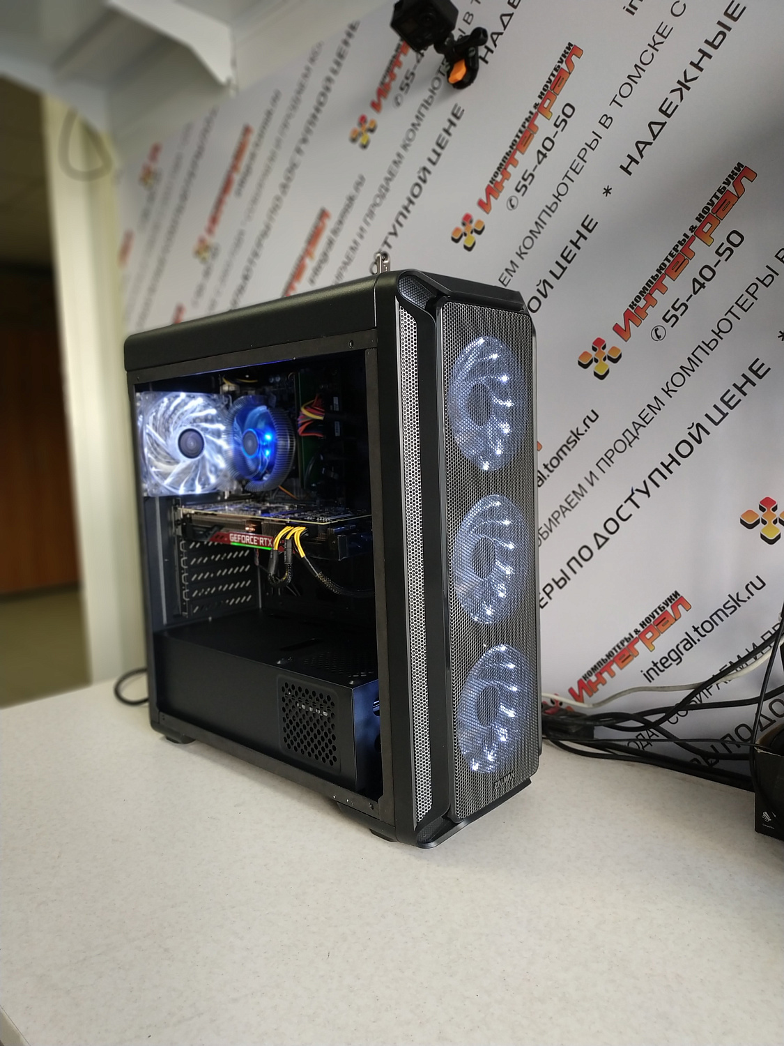 Томский магазин компьютеров. Сборка компьютера Core i3 9100F, 16Гб, GTX1650 4Гб для Артёма М.