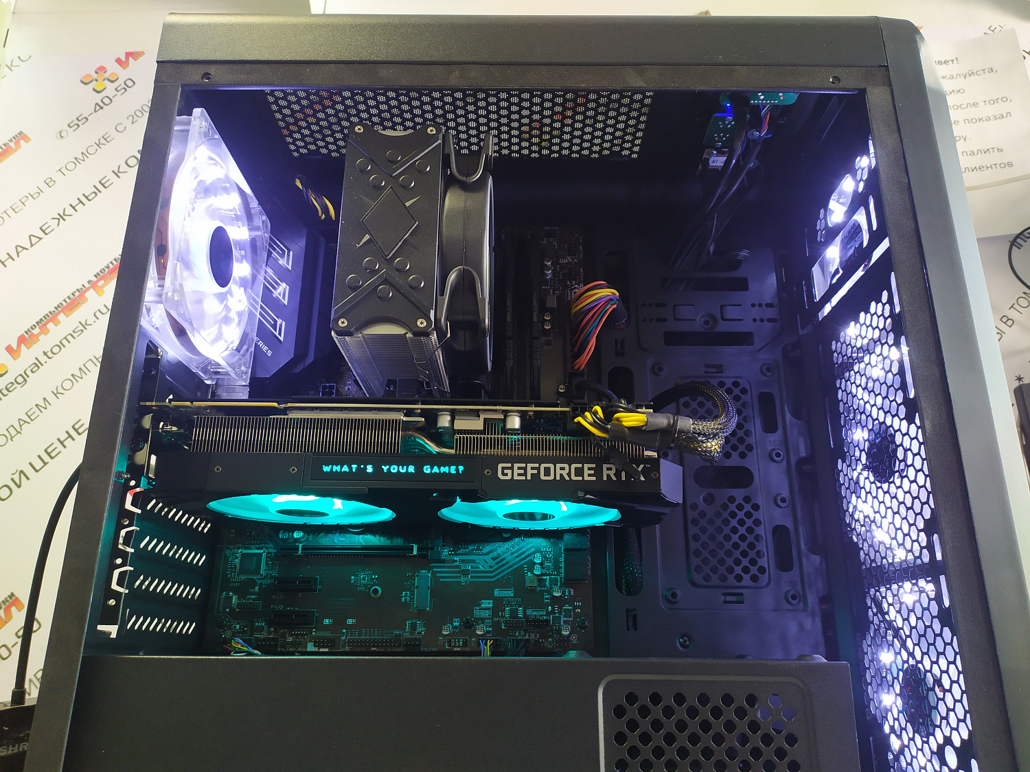 Томский магазин компьютеров. Сборка компьютера Core i5 8400, 16Гб, RTX2060 для Никиты К.